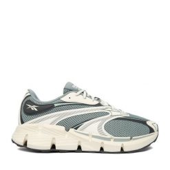 Buty do biegania Reebok. Zielone buty sportowe męskie Reebok, bez zapięcia, do biegania. Za 389.99 zł.