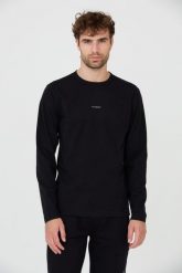 C.P. COMPANY Czarny męski bawełniany longsleeve, Rozmiar XL. Czarne bluzki z długim rękawem męskie C.P. Company, m, bez wzorów, z bawełny, bez kołnierzyka. W wyprzedaży za 429.99 zł.