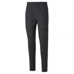 Spodnie Mężczyzna Puma Motorsport Classic czarny. Czarne spodnie sportowe męskie Puma, m, bez wzorów, z dresówki, na fitness i siłownię. Za 305.80 zł.