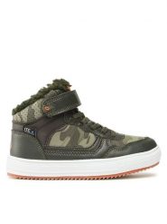 Leaf Sneakersy Sandvik LSAND101E Zielony. Zielone buty sportowe chłopięce Leaf, bez wzorów, ze skóry, bez zapięcia. Za 259.99 zł.