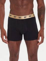 Cristiano Ronaldo CR7 Komplet bokserek 8104-49 Czarny. Czarne bokserki męskie Cristiano Ronaldo CR7, m, bez wzorów, z bawełny. Za 199.99 zł.