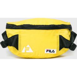 Fila - Nerka. Żółte walizki damskie Fila, w paski, z materiału. Za 89.90 zł.