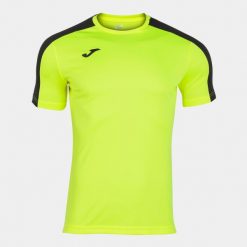 Koszulka do piłki nożnej męska Joma Academy III. Czarne koszulki sportowe męskie Joma, l, bez wzorów, z poliesteru, bez kołnierzyka, bez ramiączek, do piłki nożnej. Za 62.15 zł.