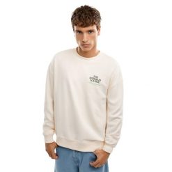 Męska bluza z bawełny organicznej Lifestyle Siroko Lounge Sand. Brązowe bluzy męskie SIROKO, m, bez wzorów, z bawełny, bez kaptura. Za 190.00 zł.