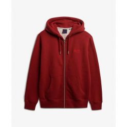 Bluza z kapturem Superdry Vintage Logo. Czerwone bluzy męskie Superdry., m, bez wzorów, z kapturem. Za 342.05 zł.