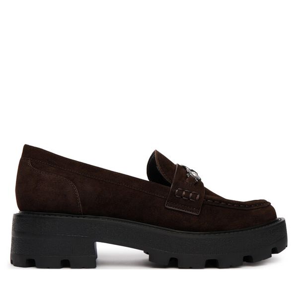 Loafersy Guess. Brązowe mokasyny damskie Guess. Za 544.99 zł.