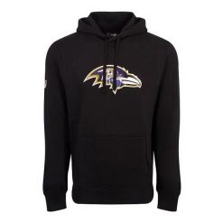 Bluza z kapturem Ravens NFL. Białe bluzy męskie New Era, m, bez wzorów, z bawełny, z kapturem. Za 186.60 zł.