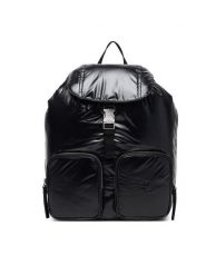 Calvin Klein Plecak Pocket Nylon Flap Backpack LV04F3406G Czarny. Czarne plecaki damskie Calvin Klein, bez wzorów, z nylonu. Za 569.99 zł.