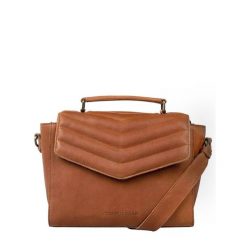 Cowboysbag Torebka Cowboysbag brązowy - skóra Torebki 1 ct Damski. Brązowe torby na ramię damskie Cowboysbag, bez wzorów, z materiału, bez dodatków. Za 512.99 zł.