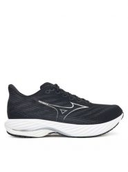 Mizuno Buty do biegania Wave Rider 28 Wide J1GC2404 Czarny. Czarne buty sportowe męskie Mizuno, z materiału, bez zapięcia, do biegania. Za 479.99 zł.