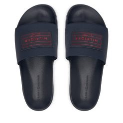 Klapki Tommy Hilfiger. Niebieskie klapki męskie Tommy Hilfiger. Za 189.99 zł.