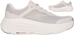 Skechers Buty damskie sportowe Max Cushioning 129470 do biegania na codzień. Obuwie sportowe damskie Skechers, bez wzorów, do biegania. Za 299.00 zł.