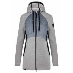 Damski sweter sportowy Loap Galipa szary. Czarne swetry damskie ZSPORT, na zimę, bez wzorów, sportowe, bez kołnierzyka, bez ramiączek, bez kaptura. Za 227.99 zł.