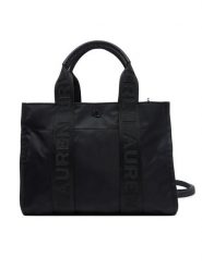 LAUREN RALPH LAUREN Torebka 431962612001 Czarny. Czarne torebki do ręki damskie Lauren Ralph Lauren, bez wzorów, z materiału, bez dodatków. Za 599.99 zł.