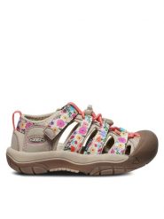 Keen Sandały Newport H2 1028822 Beżowy. Brązowe sandały dziewczęce Keen, z materiału, bez zapięcia. Za 209.99 zł.