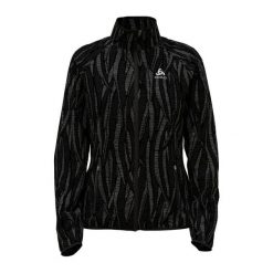 Kurtka do biegania damska Odlo Jacket ESSENTIAL LIGHT PRINT. Czarne kurtki sportowe damskie Odlo, m, bez wzorów, bez kaptura, do biegania. W wyprzedaży za 239.99 zł.