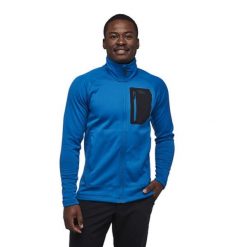 Bluza bez kaptura Męska Black Diamond Factor Jacket. Niebieskie bluzy męskie Black Diamond, m, bez wzorów, bez kaptura, trekkingowe. Za 530.50 zł.