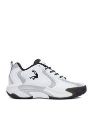 SHAQ Buty do koszykówki EO-DUNKMAN AQ95084M-WS Biały. Białe buty sportowe męskie Shaq, ze skóry, bez zapięcia, do koszykówki. Za 379.99 zł.