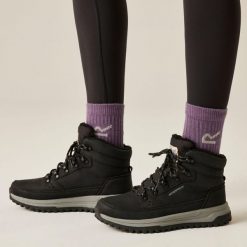 Buty trekkingowe damskie Regatta Sherbourne. Czarne trekkingi damskie Regatta, trekkingowe. Za 377.00 zł.