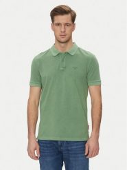 KARL LAGERFELD Polo 745710 552224 Niebieski Regular Fit. Niebieskie koszulki polo męskie KARL LAGERFELD, m, bez wzorów, z bawełny, bez ramiączek. Za 549.99 zł.