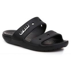 Klapki Crocs Classic Sandal 206761-001 czarne. Czarne klapki męskie z materiału. Za 271.50 zł.