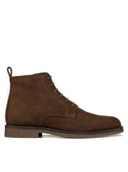 Geox Trzewiki U Claudio U6658A 00022 C6006 Brązowy ciemny. Brązowe botki męskie Geox, bez wzorów, ze skóry, bez zapięcia. Za 549.99 zł.