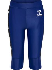 Spodenki kąpielowe dla dzieci Hummel Fiji. Niebieskie kąpielówki dla chłopców Hummel, bez wzorów, z dzianiny, eleganckie. Za 165.95 zł.