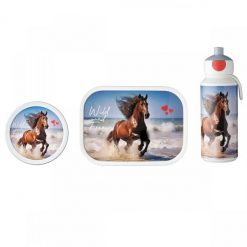 Lunch set campus 3 el. wild horse 107410865401. Torby i plecaki dziecięce Mepal, z tworzywa sztucznego. W wyprzedaży za 139.90 zł.