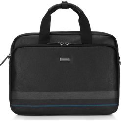 Torba na laptopa. Czarne torby na laptopa męskie Wittchen, bez wzorów, ze skóry. W wyprzedaży za 499.90 zł.