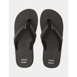 Japonki plażowe męskie Billabong All Day Impact. Czarne buty sportowe męskie Billabong, bez zapięcia. Za 129.99 zł.