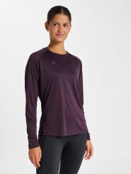 Damska koszulka z długim rękawem Newline Beat. Czerwone t-shirty damskie Newline, l, bez wzorów, z materiału, bez kołnierzyka. Za 149.00 zł.