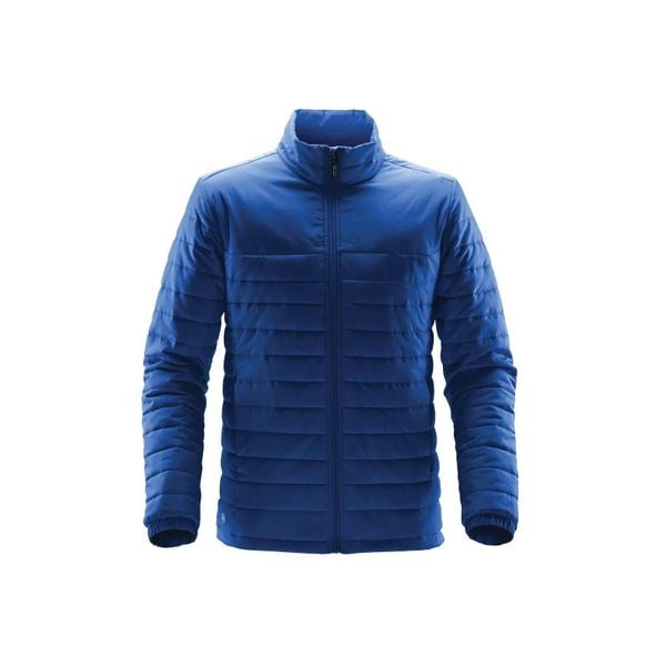 Kurtka wodoodporna pikowana Stormtech Nautilus. Niebieskie kurtki męskie STORMTECH, m, bez wzorów, z materiału, bez kaptura. Za 368.50 zł.