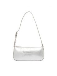 Tommy Jeans Torebka Tjw Must Metallic Shoulder Bag AW0AW18457 Srebrny. Szare torebki do ręki damskie Tommy Jeans, bez wzorów, z jeansu, bez dodatków. Za 409.99 zł.