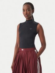 Adidas Body Adidas x Jennie Sheer LD8920 Czarny Slim Fit. Czarne bluzki damskie Adidas, s, bez wzorów, z bawełny, bez kołnierzyka, bez ramiączek. Za 239.99 zł.