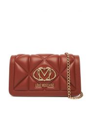 LOVE MOSCHINO Torebka JC5640PP1NLC0312 Brązowy. Brązowe torebki do ręki damskie Love Moschino, bez wzorów, ze skóry, wizytowe, bez dodatków. Za 519.99 zł.