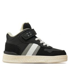 Sneakersy Primigi. Czarne trampki i tenisówki chłopięce Primigi, bez wzorów, bez zapięcia. Za 219.99 zł.