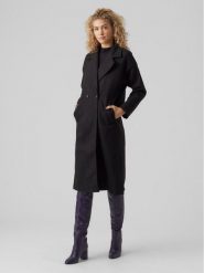 Vero Moda Płaszcz przejściowy Spencer 10267449 Czarny Regular Fit. Czarne płaszcze damskie Vero Moda, m, bez wzorów, z syntetyku, bez kaptura. Za 319.99 zł.