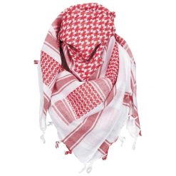 Chusta arafatka z bawełny. Białe szaliki i chusty damskie MFH, bez wzorów, z bawełny. Za 27.99 zł.