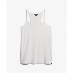Damski tank top Superdry Studios Strappy. Białe t-shirty damskie Superdry., s, bez wzorów, bez kołnierzyka. Za 106.45 zł.