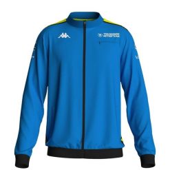 Kurtka z dresu Kappa Aprisax Trackhouse. Niebieskie kurtki męskie Kappa, l, bez wzorów, z dresówki, na fitness i siłownię. Za 428.50 zł.