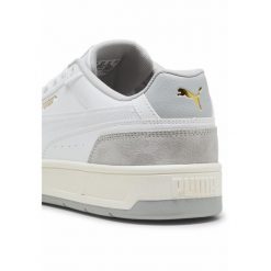 Sneakersy unisex Court Classico Sport PUMA. Białe obuwie sportowe damskie Puma, bez wzorów, z zamszu, trekkingowe. W wyprzedaży za 239.00 zł.