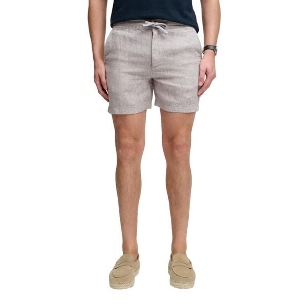 Lniane szorty Superdry. Szare szorty męskie Superdry., na lato, m, bez wzorów, z materiału, eleganckie. Za 344.20 zł.