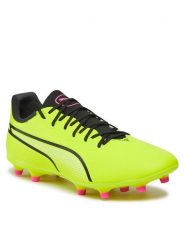 Puma Buty do piłki nożnej King Pro Fg/Ag 107566 05 Zielony. Zielone buty sportowe męskie Puma, ze skóry, bez zapięcia. Za 449.99 zł.