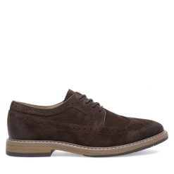 Półbuty GINO ROSSI. Brązowe półbuty na co dzień męskie Gino Rossi, bez zapięcia. Za 223.99 zł.