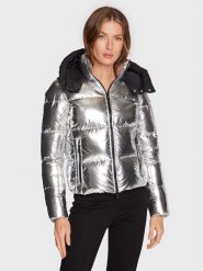 RefrigiWear Kurtka zimowa Maggy W12500 NY0188 Srebrny Slim Fit. Szare kurtki damskie Refrigiwear, na zimę, xl, bez wzorów, z syntetyku, bez kaptura. Za 1,029.00 zł.