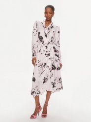 Bruuns Bazaar Sukienka koszulowa Liria BBW3828 Różowy Relaxed Fit. Czerwone sukienki damskie Bruuns Bazaar, bez wzorów, z syntetyku, bez kołnierzyka, bez ramiączek, koszulowe. Za 449.99 zł.
