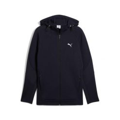 Kurtka z kapturem Puma Evostripe Dk. Niebieskie kurtki męskie Puma, m, bez wzorów, z materiału, eleganckie, z kapturem. Za 273.20 zł.