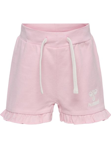 Szorty z falbanką dla dziewczynki Hummel Dream. Czerwone spodenki dla dziewczynek Hummel, na lato, bez wzorów, z bawełny, klasyczne, z standardowym stanem. Za 120.00 zł.