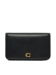 Coach Portfel CR990 Czarny. Czarne portfele damskie Coach, bez wzorów, ze skóry. Za 549.99 zł.