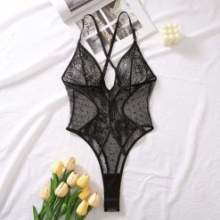 Koronkowe body na romantyczne wieczory Gretl. Czarne body damskie Intica, s, bez wzorów, z koronki. Za 109.00 zł.